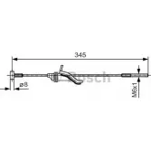 Трос ручника Bosch 355129 A88XP BC9 53 1 987 482 059