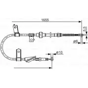 Трос ручника Bosch A371XL BC101 3 355189 1 987 482 119