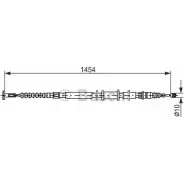 Трос ручника Bosch 1 987 482 179 Fiat Marea (185) 1 Универсал 2.4 JTD 130 130 л.с. 1999 – 2002 FLV1Z BC 1073