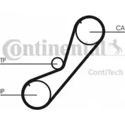 Ремень ГРМ CONTITECH HTD 743 9,525M 19 CT 771 378369 CT771