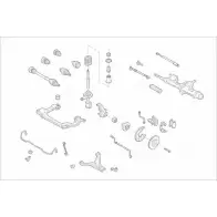 Подвеска колеса SACHS Audi 80 (B4) 4 1991 – 1996 BREDM7Z AUDI-80AV-FS006 8 L2YG2E