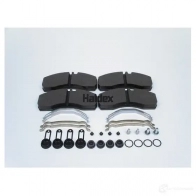 Тормозные колодки, комплект HALDEX EOY5 6N 89765 1437473589