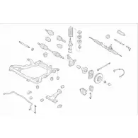 Рулевое управление SACHS Opel Vectra (B) 2 Универсал 2.5 i 500 (F35) 194 л.с. 1998 – 2000 4DO8K H OPEL-VECTR-FS070