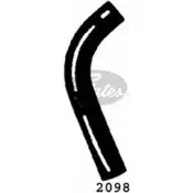 Патрубок радиатора, шланг GATES 2098 404670 XKHKZDD 2 3KZFGR