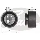 Натяжной ролик ГРМ GATES ONYR9 T41116 412364 1RT1K BY