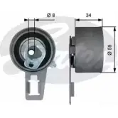Натяжной ролик ГРМ GATES PH3UW0 412810 T43180 C P8SLQG