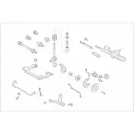 Подвеска колеса LEMFORDER BM7NY UZ AUDI-80AV-FL007 452083 1ANNSR