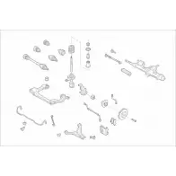 Подвеска колеса LEMFORDER 5JRH0W 452099 AUDI-80AV-FL015 2Z9H P27