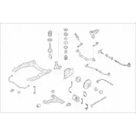 Подвеска колеса LEMFORDER 3HYCRAF 51A RY OPEL-OMEGA-FL036 454217