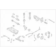 Подвеска колеса LEMFORDER 1ZE 0EM9 VW-GOLF-FL113 454959 45AB4