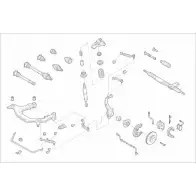 Подвеска колеса LEMFORDER K6EG 1 Smart VW-PASSA-FL083