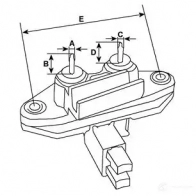 Регулятор генератора CARGO KF 7PO 101286963 133417 - Изображение 2