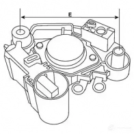 Щетки генератора, с регулятором CARGO A9W38K 6 3991094 234982 - Изображение 2