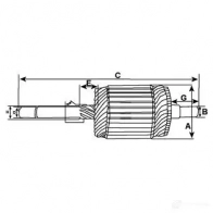 Якорь стартера CARGO 2A QSVSM 3989829 139434 - Изображение 2