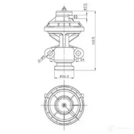 Клапан ЕГР CARGO 182524 Z DNDJZ 1438721638 - Изображение 2