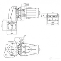Клапан ЕГР CARGO 1438721656 Z5 6VUZL 182599 - Изображение 3