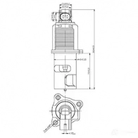 Клапан ЕГР CARGO 182367 SY8C85 7 1424606612 - Изображение 3