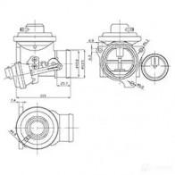 Клапан ЕГР CARGO 182523 H QBEF 1438721681 - Изображение 2
