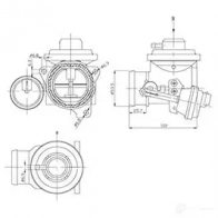 Клапан ЕГР CARGO D7 HW6 182590 1438721683 - Изображение 2
