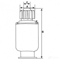 Бендикс стартера CARGO XFLT MK0 131770 3987969 - Изображение 2
