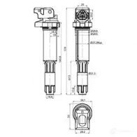 Катушка зажигания CARGO 150573 UY 2Z4W 1424551724 - Изображение 2