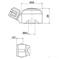 Датчик детонации CARGO 1424825912 D MZ3AJ 182187 - Изображение 3