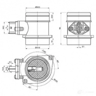 Расходомер воздуха CARGO XSSDB TB 1424812903 182230 - Изображение 3