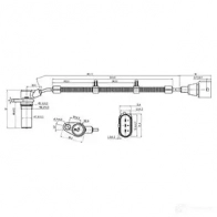 Датчик положения коленвала CARGO U GCH3 150733 1424459441 - Изображение 3
