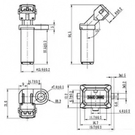 Датчик положения коленвала CARGO 150711 1424644378 QVS KK - Изображение 3