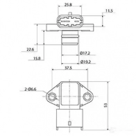 Датчик абсолютного давления CARGO ES JVP9R 1424825884 182112 - Изображение 3