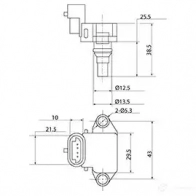 Датчик абсолютного давления CARGO 182059 4QR3 A 1424825851 - Изображение 3