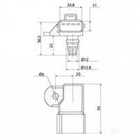 Датчик абсолютного давления CARGO 182068 I17 T4V7 1424825857 - Изображение 3