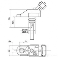 Датчик абсолютного давления CARGO N8A 51 182108 1424825882 - Изображение 3