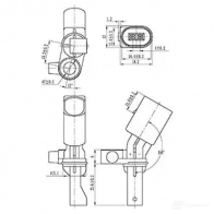 Датчик АБС CARGO VL Z1D 1424507151 182286 - Изображение 3