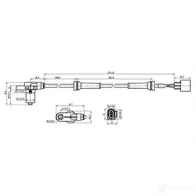 Датчик АБС CARGO 3 C4QVOA 182289 1424507154 - Изображение 3
