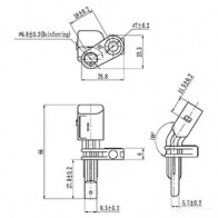 Датчик АБС CARGO 181861 RR LUC 1424507104 - Изображение 3
