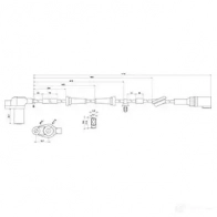 Датчик АБС CARGO 182439 L C0MH 1439203474 - Изображение 2