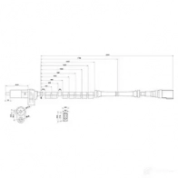 Датчик АБС CARGO N2L61B D 182433 1439203476 - Изображение 2