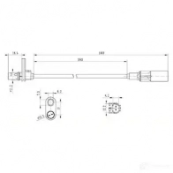 Датчик АБС CARGO S M520G 182450 1439203477 - Изображение 3