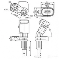 Датчик АБС CARGO AYMOR 6E 1424507155 182293 - Изображение 3