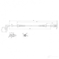 Датчик АБС CARGO 1439203506 4L P3PY 182395 - Изображение 3