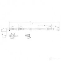 Датчик АБС CARGO 182456 T3F J5 1439203575 - Изображение 2