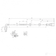 Датчик АБС CARGO 182359 A X2MWM 1439203611 - Изображение 3