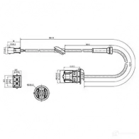 Датчик АБС CARGO 182283 1YL A7R 1424507148 - Изображение 3