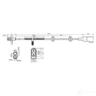 Датчик АБС CARGO FQUVHM 1 182340 1424507180 - Изображение 3