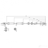 Датчик АБС CARGO 182330 PW991 4H 1439203632 - Изображение 3