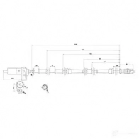 Датчик АБС CARGO 3U WL6F 182441 1439203646 - Изображение 2