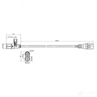 Датчик АБС CARGO B5UC1 VM 1424507100 181857 - Изображение 3