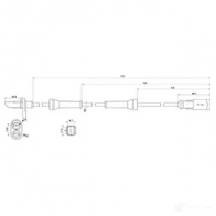 Датчик АБС CARGO 182460 QB S9GX 1439203655 - Изображение 3
