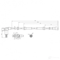 Датчик АБС CARGO V 7NR5W 1439203659 182414 - Изображение 2